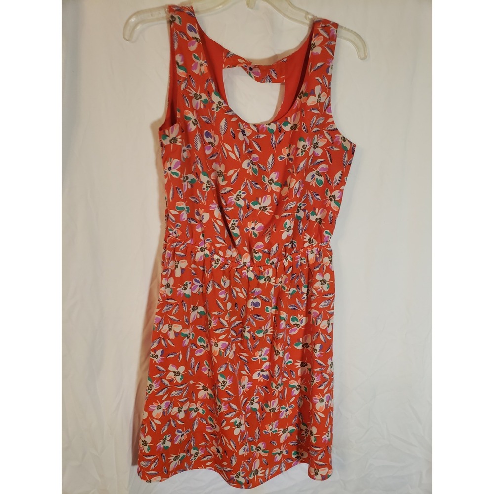 Women's Gap Red Floral Sleeveless Dress Size M
